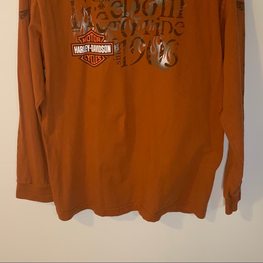 Harley Davidson Freedom to Ride Long Sleeve Shirt Mens Large - Picture 3 of 11